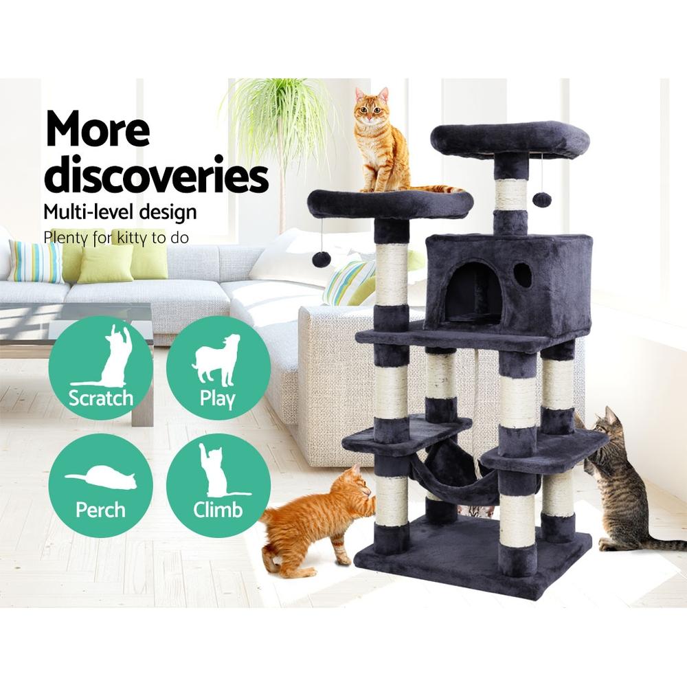 i.Pet Cat Tree Trees Scratching Post Scratcher Tower Condo House