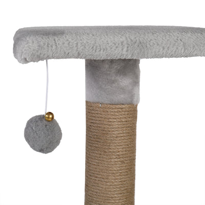 39" Cat Tree Tower with Plush Condos Scratching Post